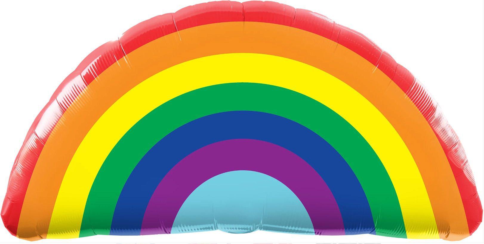 Rainbow 91cm (36") Foil Balloon Betallic