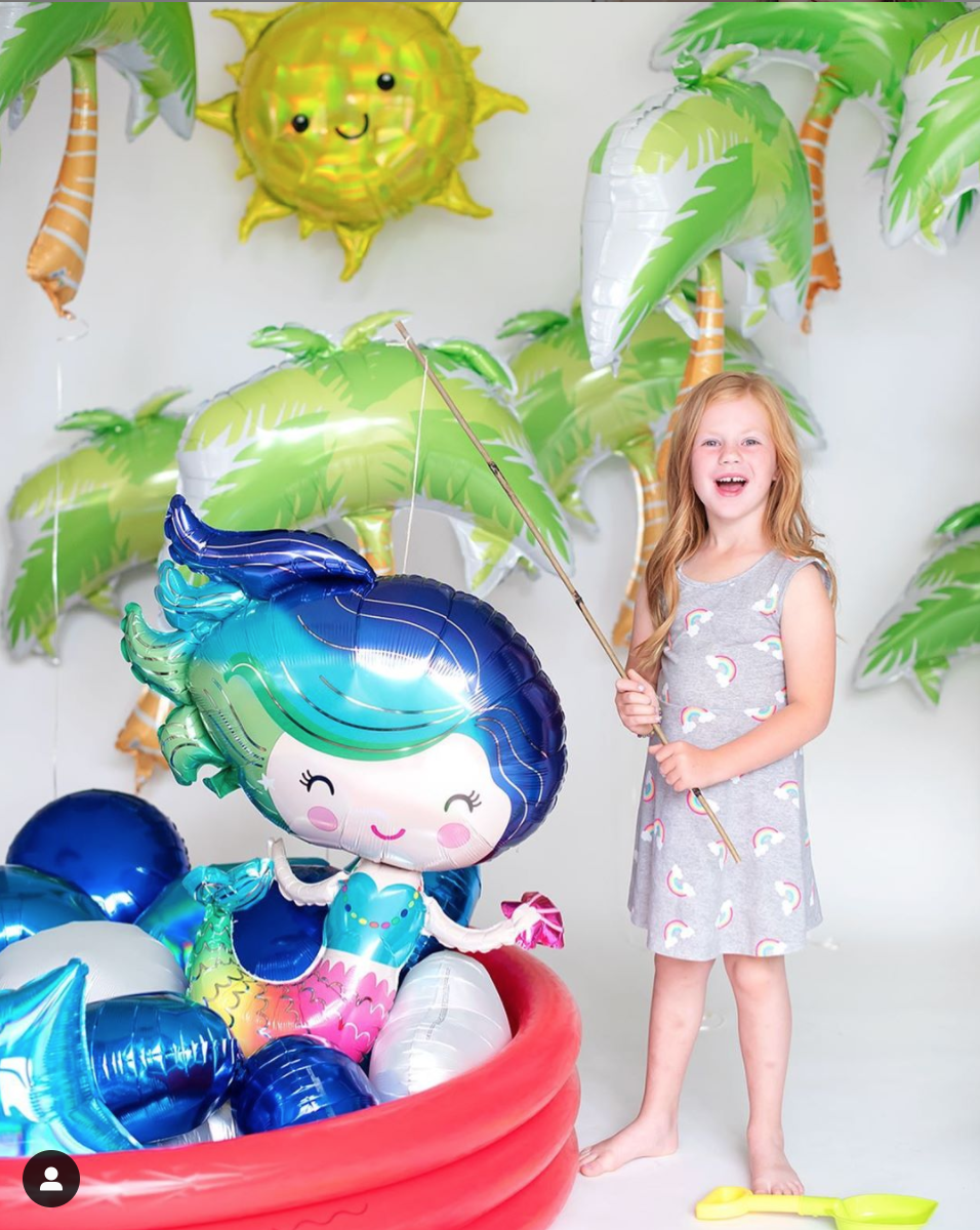 Rainbow Mermaid Foil Balloon 76cm Anagram
