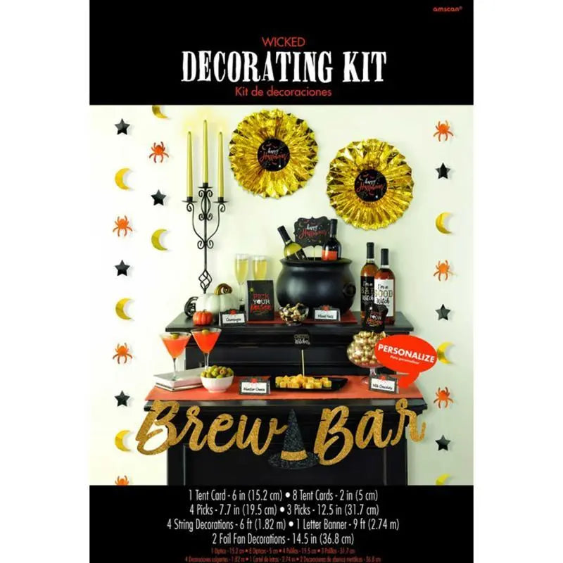 Wicked Brew Bar Happy Halloween Decorating Kit General Brand